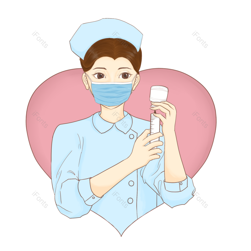护理图片,手绘人物元素,卡通人物PNG,护士免抠素材